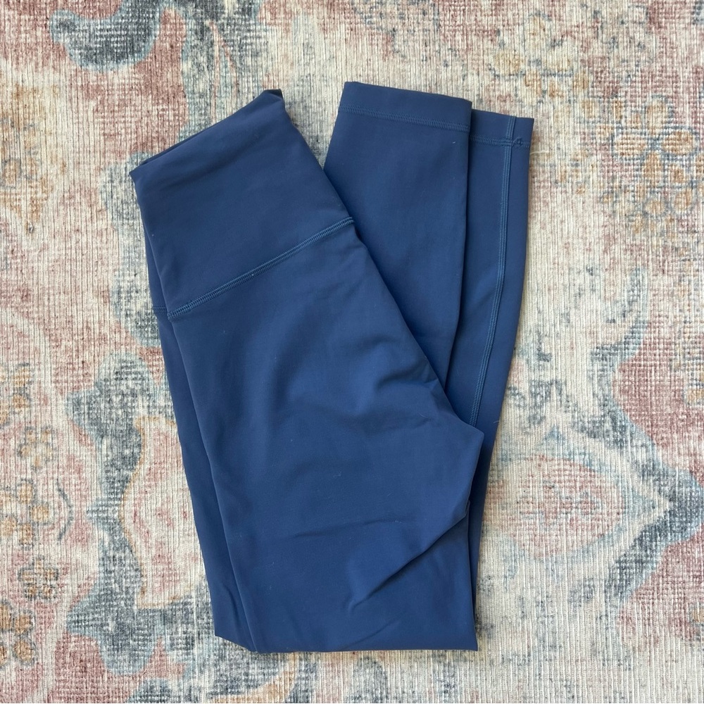 Lululemon Wunder Train High-Rise Tight 25" Pitch Blue - Picture 3 of 6